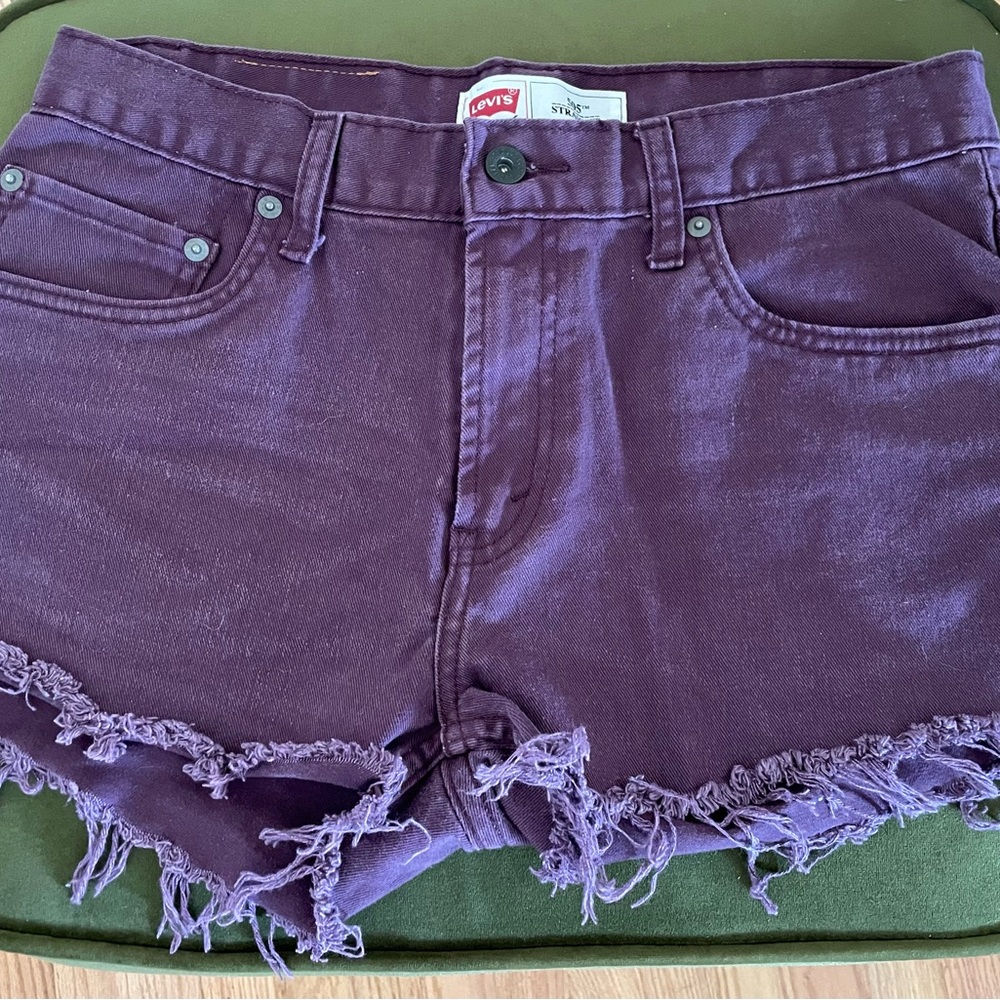 Purple Levi shorts